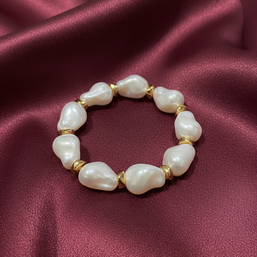 Pulsera de Perlas Barrocas