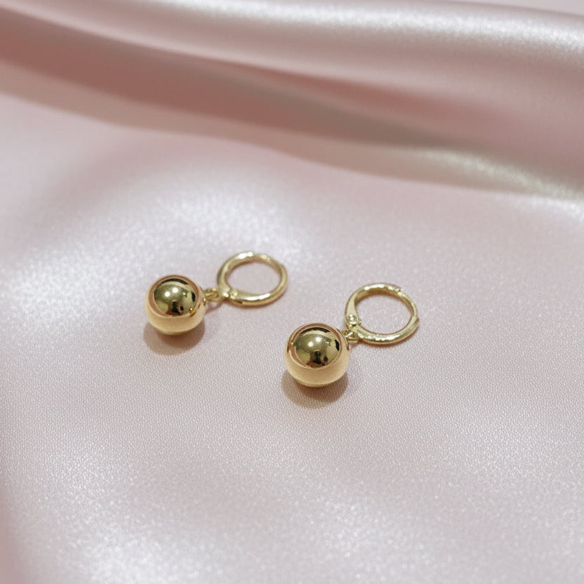 Arracadas Esfera Dorada