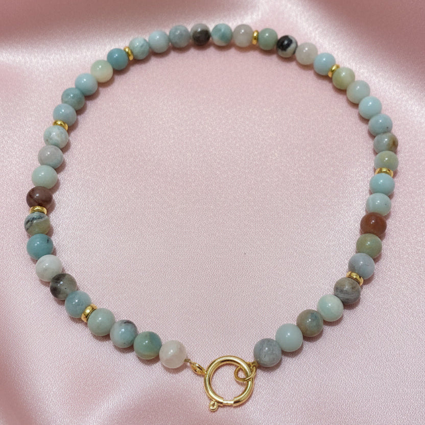 Collar Piedras Amazonita