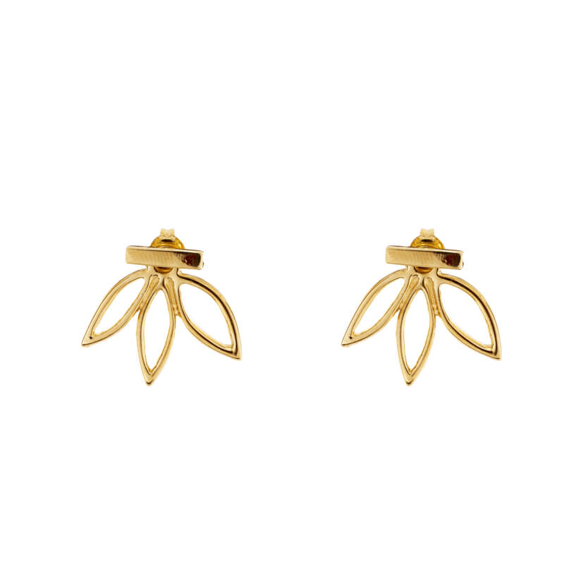 Aretes Tres Hojas