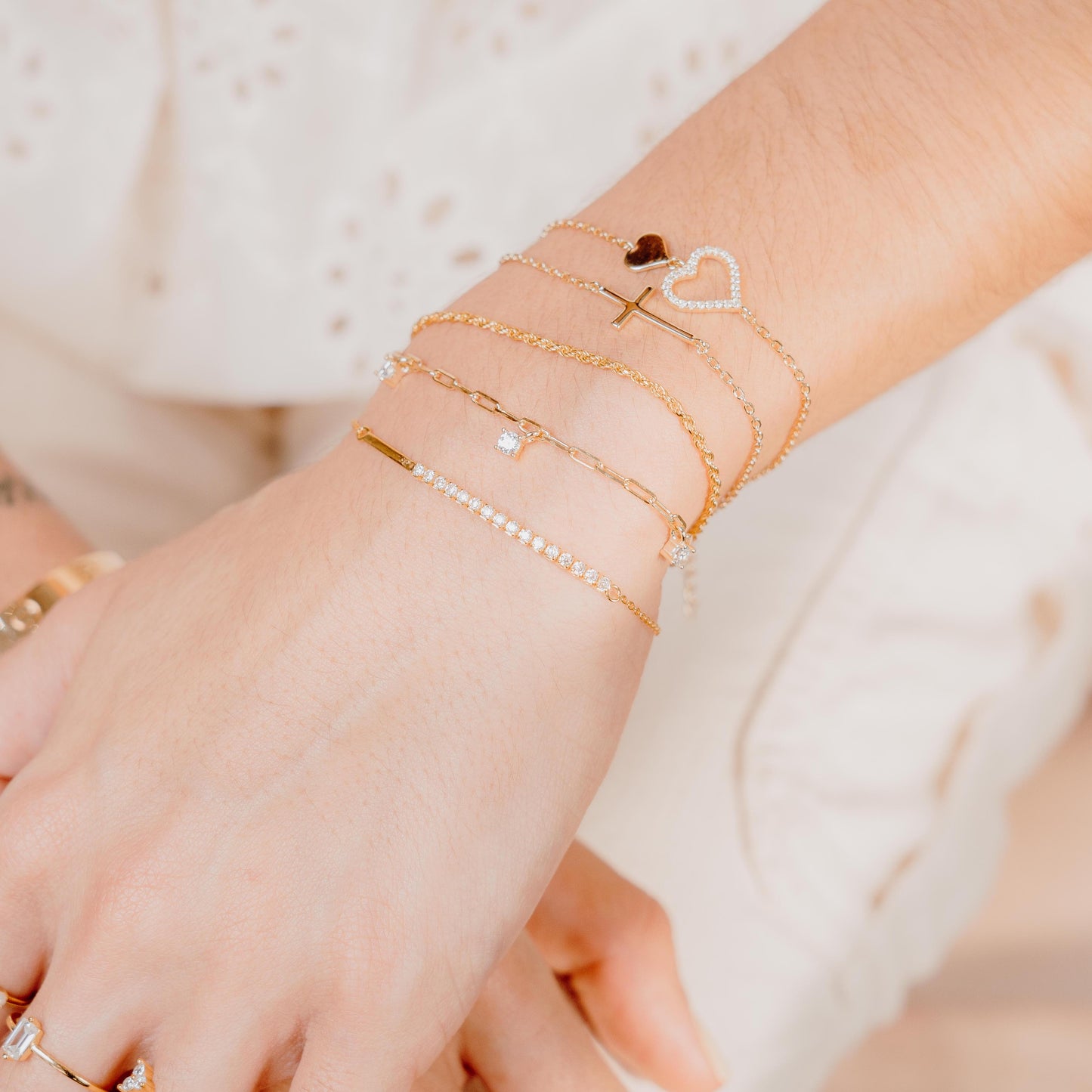 Pulsera Tres Zirconias