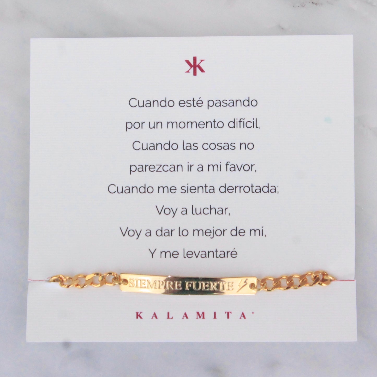 Pulsera Siempre Fuerte