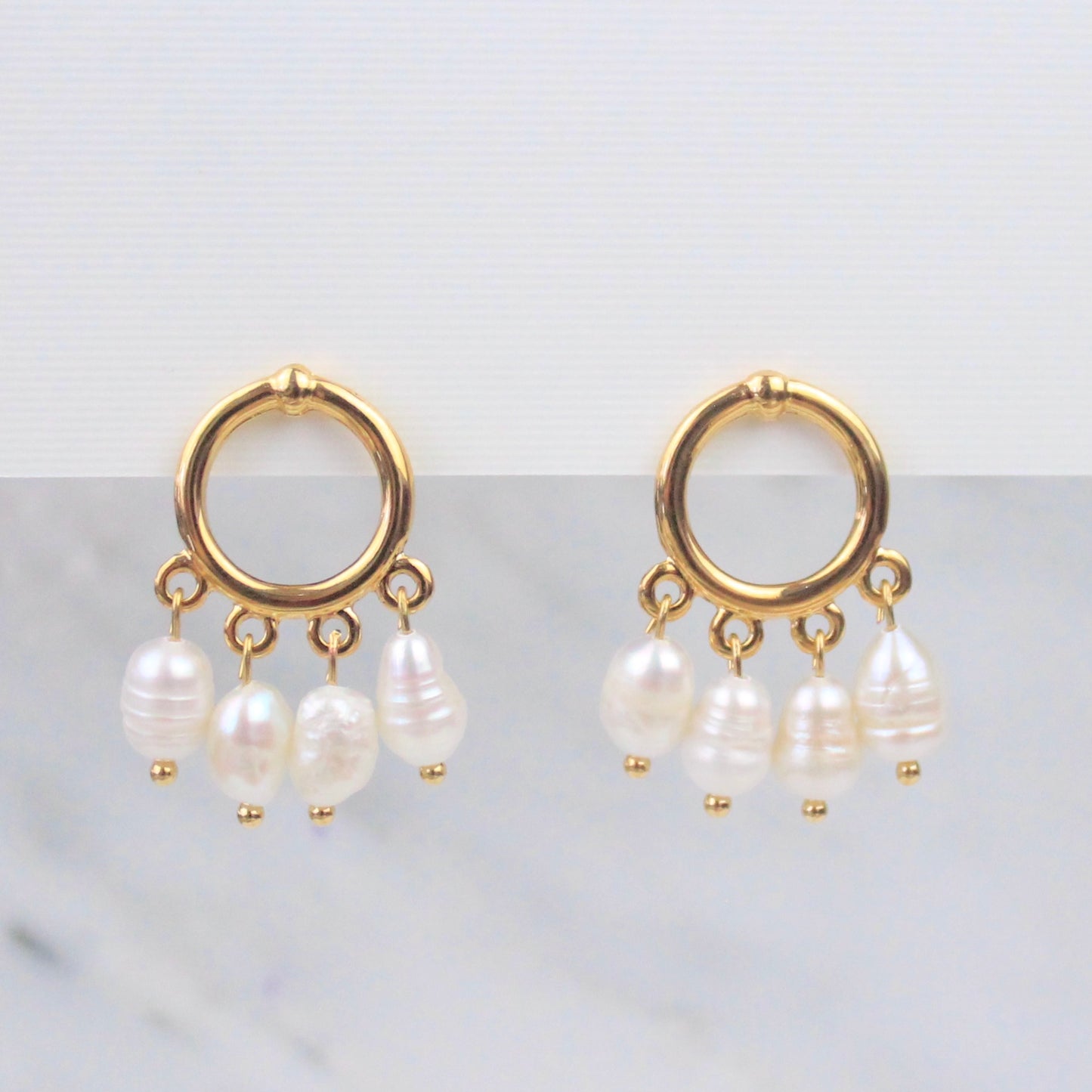 Aretes Perlas