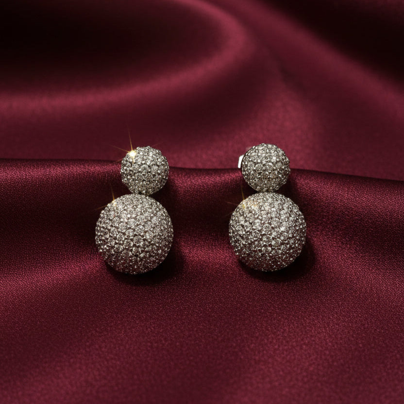 Aretes Esferas Zirconias