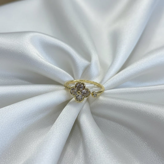 Anillo Ajustable Flor