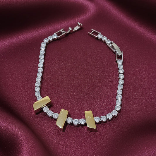 Pulsera Dorado y Plateado