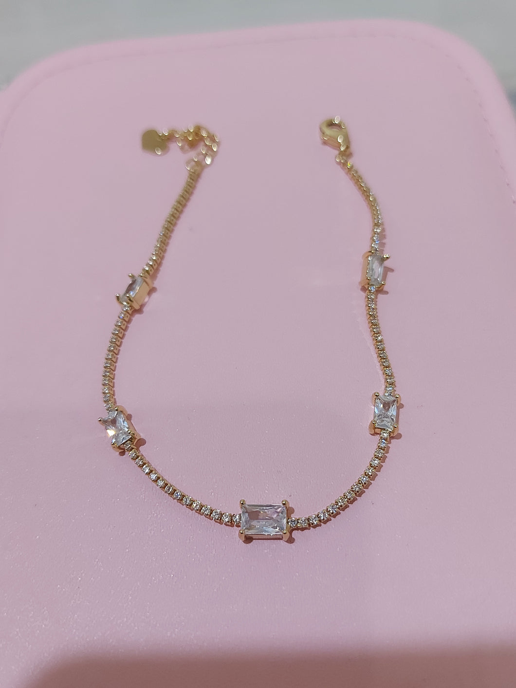 Pulseras Zirconias Baguettes