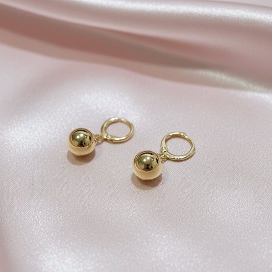 Arracadas Esfera Dorada