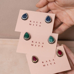 Aretes Gota Piedras