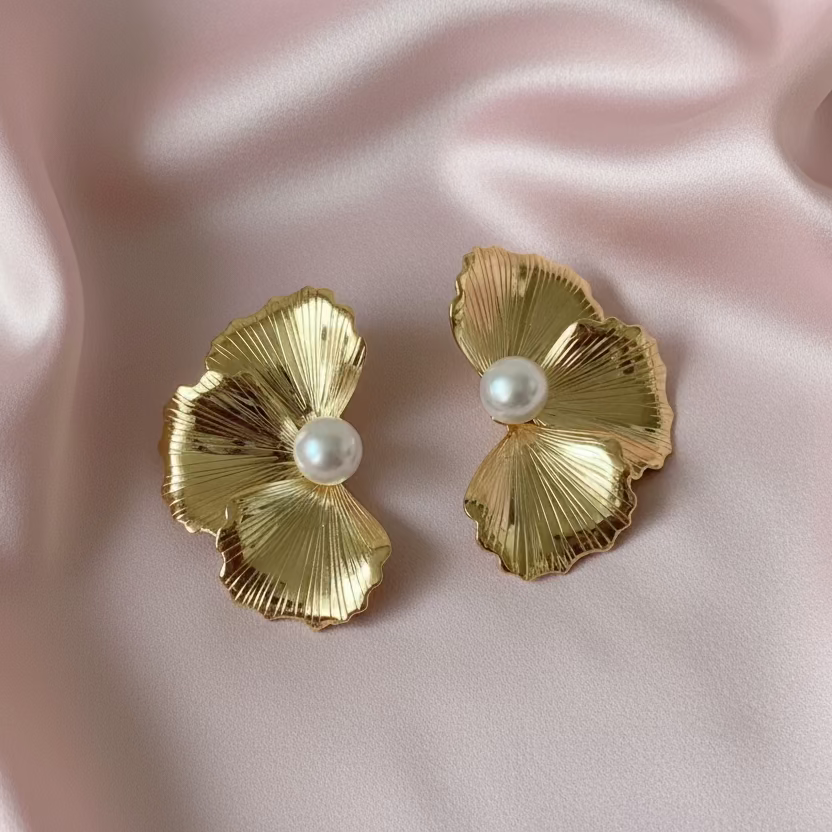 Aretes Media Flor