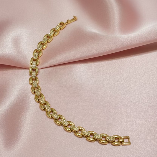 Pulsera Eslabones Zirconias
