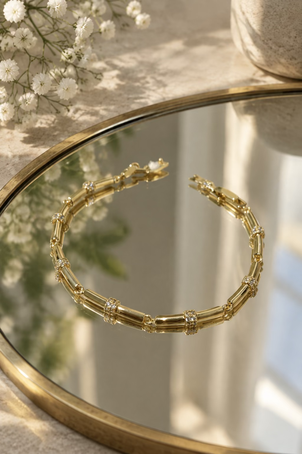 Pulsera Barras y Zirconias