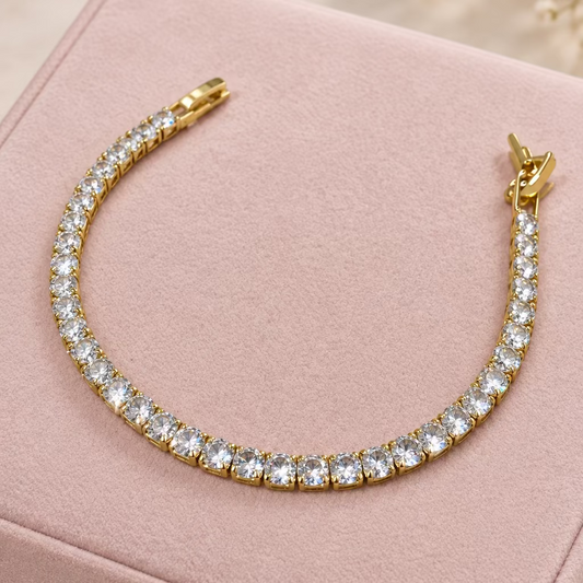 Pulsera Zirconias Medianas