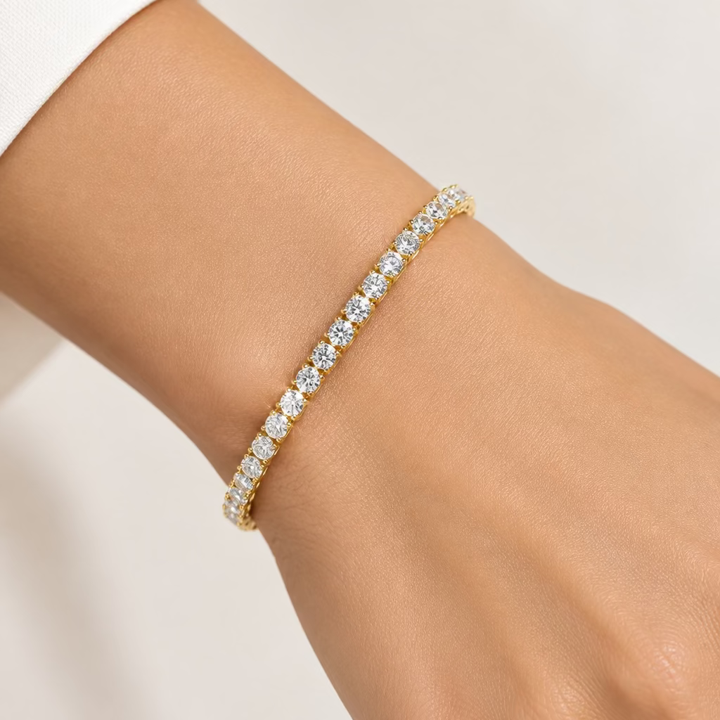 Pulsera Zirconias Grandes