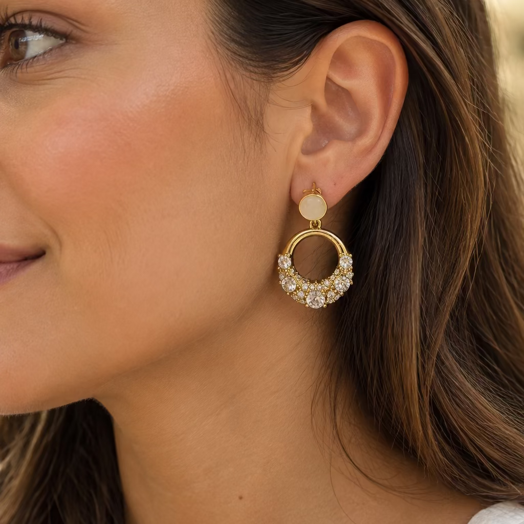 Aretes con Zirconias