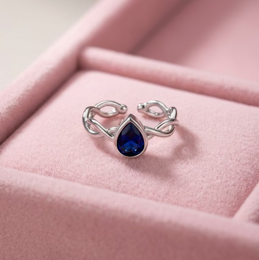 Anillo Gota Azul