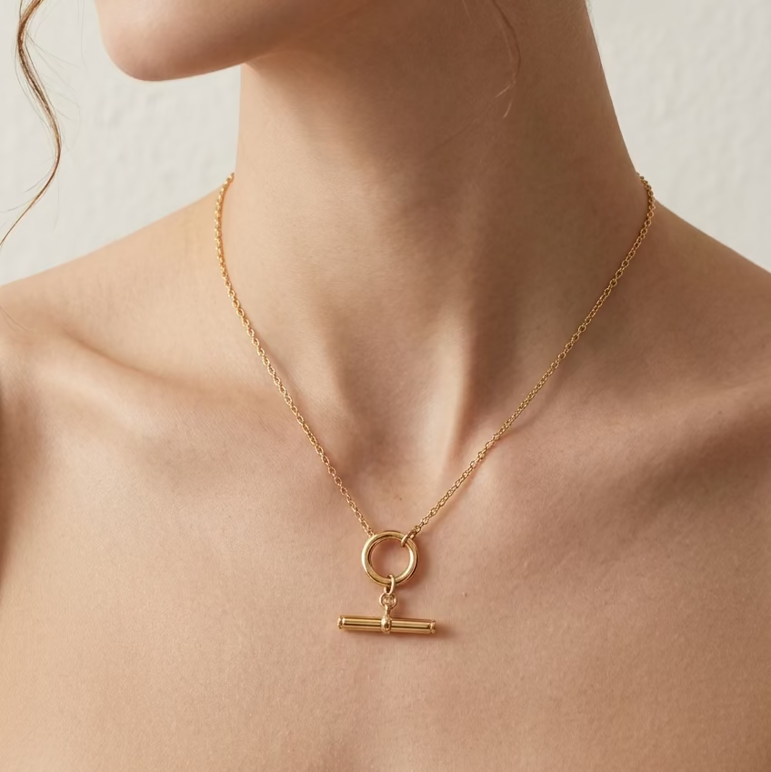 Collar Circulo y Barra