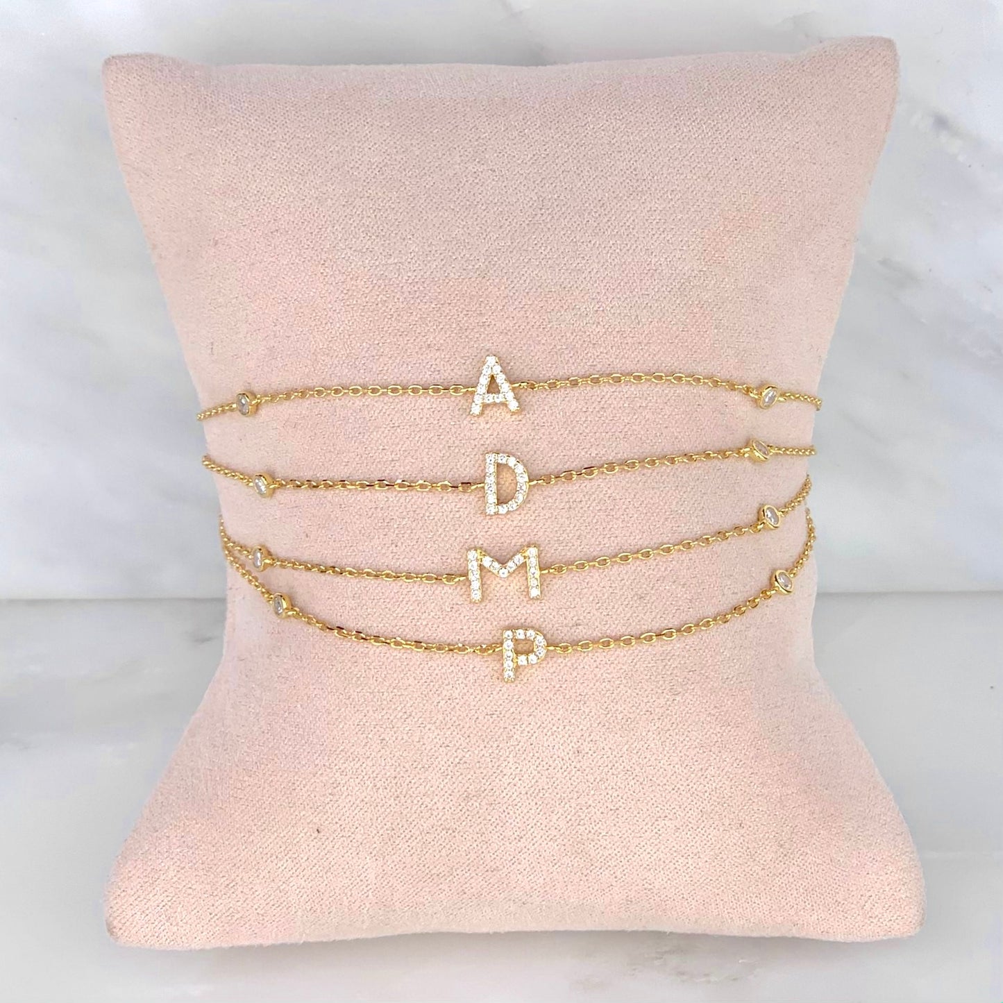 Pulsera Inicial Plata