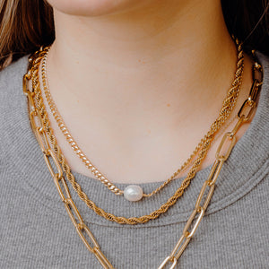 Collar Bardada y Perla