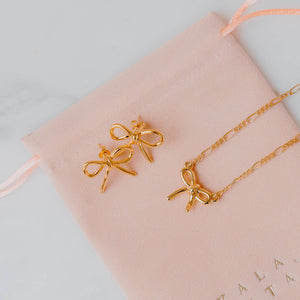 Aretes Moño Coquette Chicos