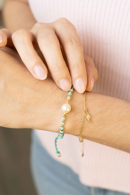 Pulsera Hilo Perla