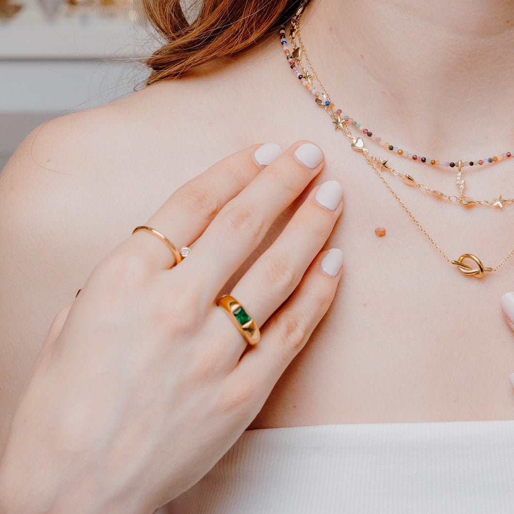 Anillo Bold Verde