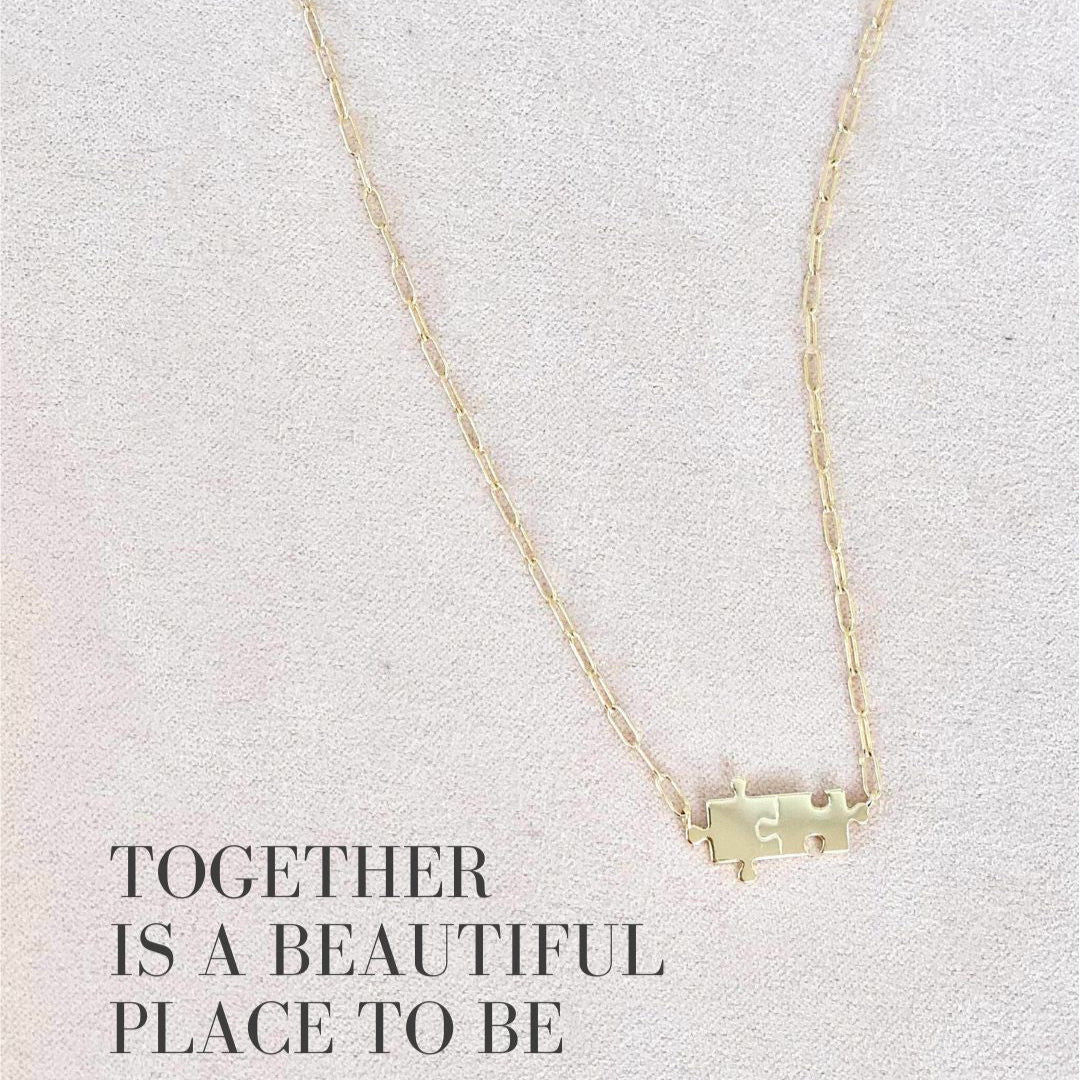 Collar Rompecabezas Plata