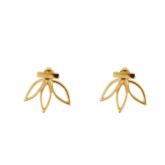 Aretes Tres Hojas