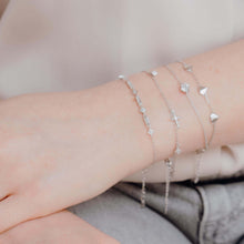 Cargar imagen en el visor de la galería, Pulsera Zirconia Plateada
