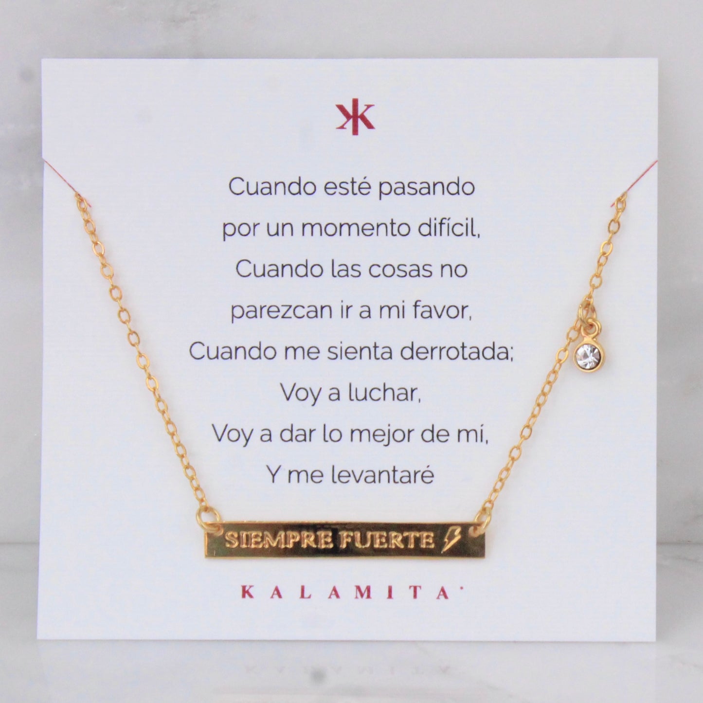 Collar Siempre Fuerte