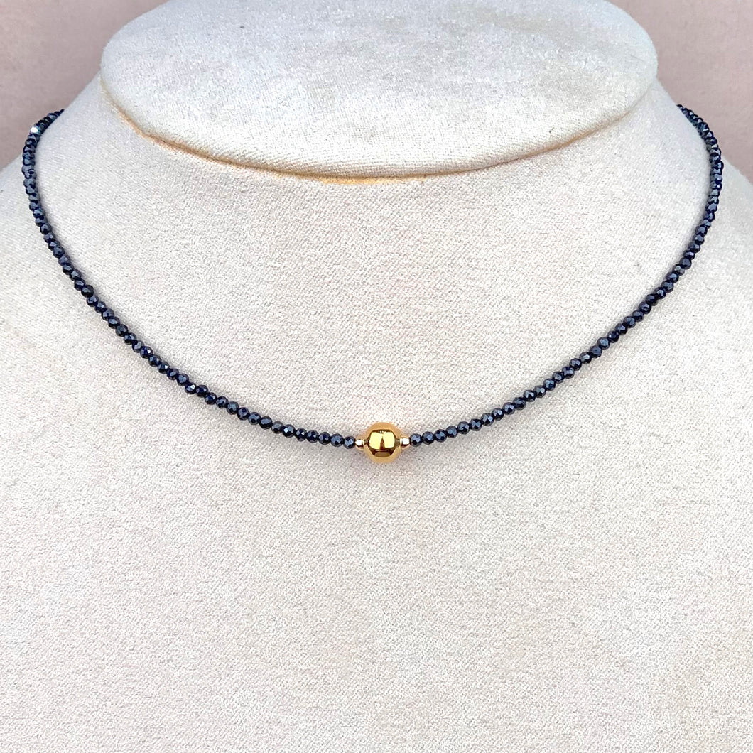 Choker Esfera Dorada