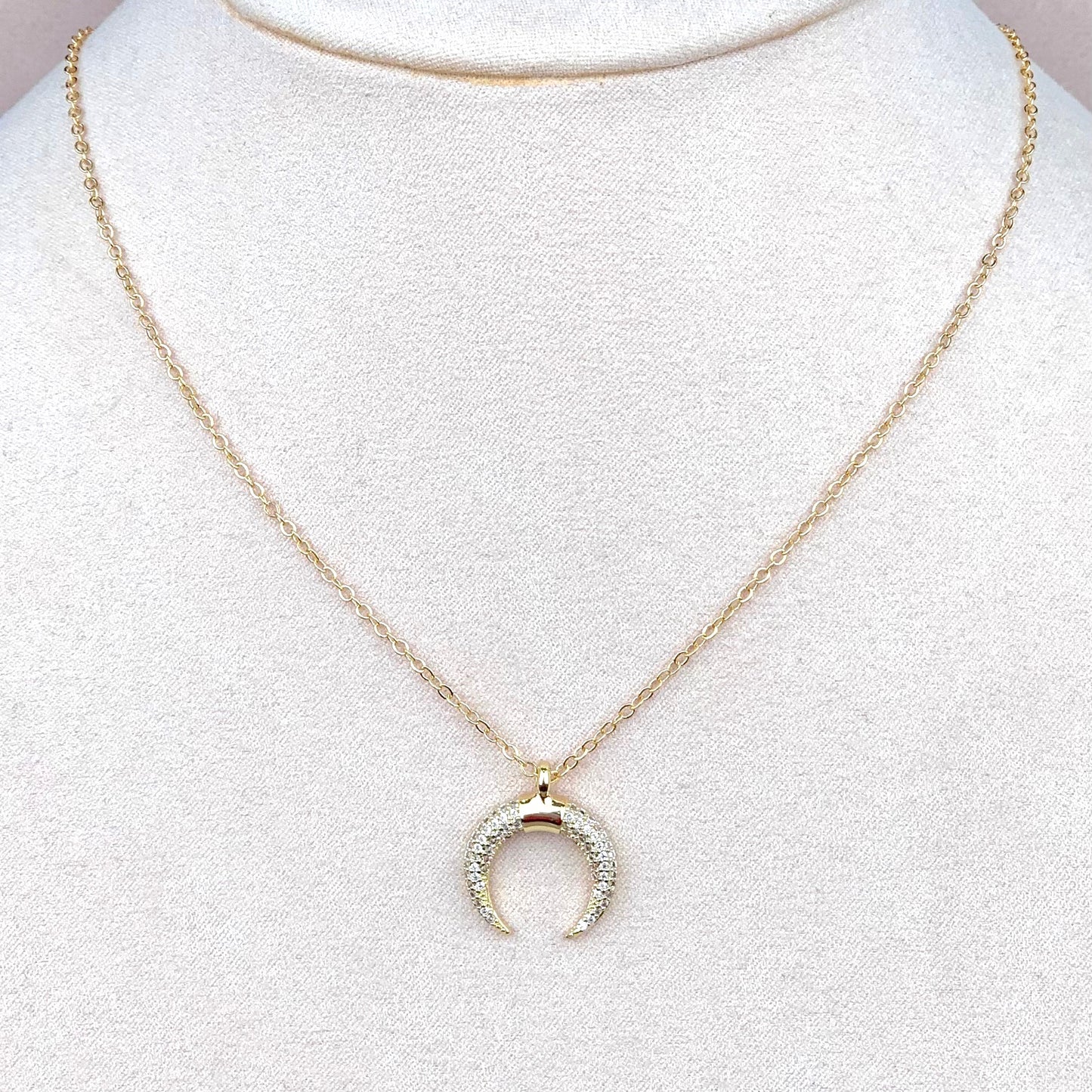 Collar Luna Zirconias