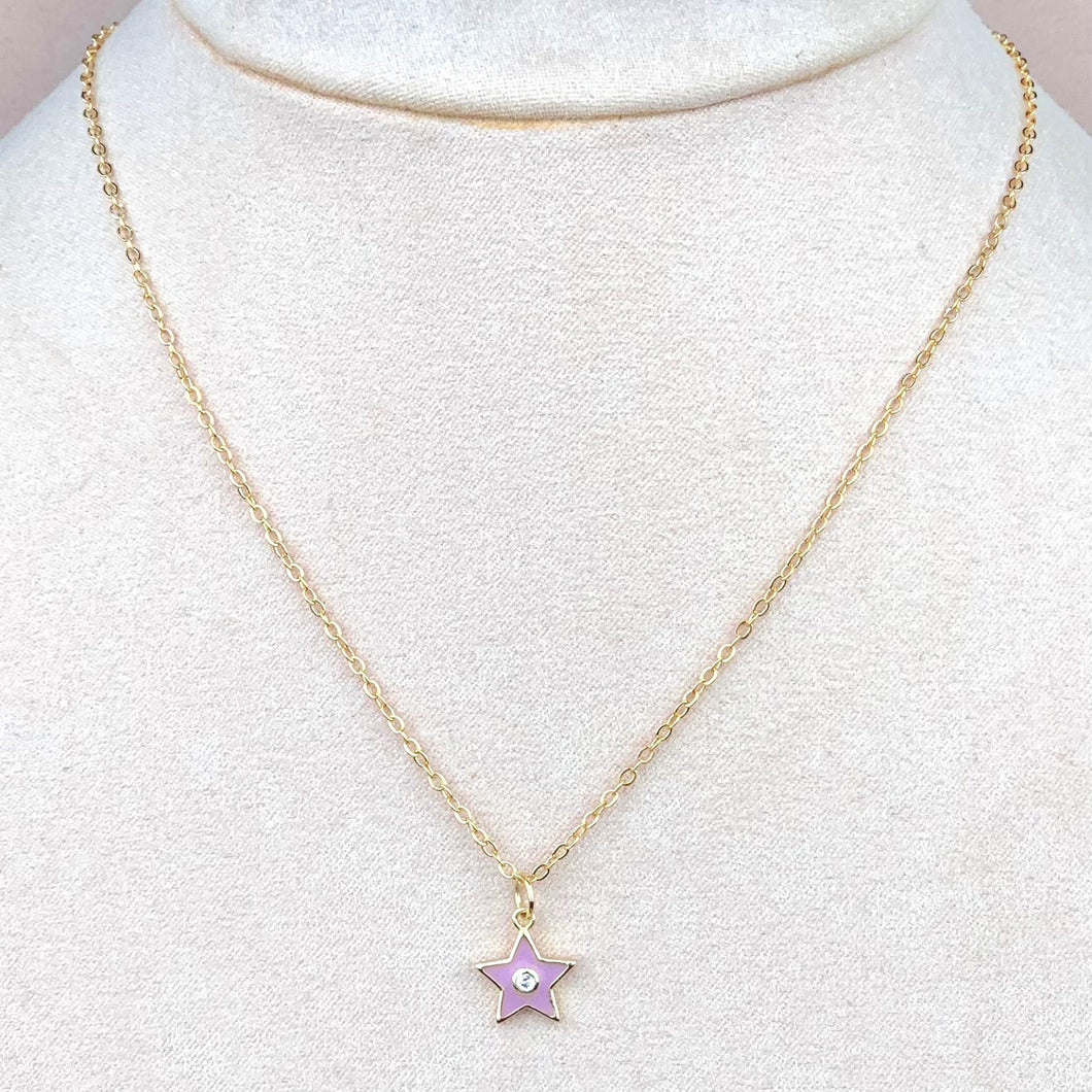 Collar Estrella Rosa