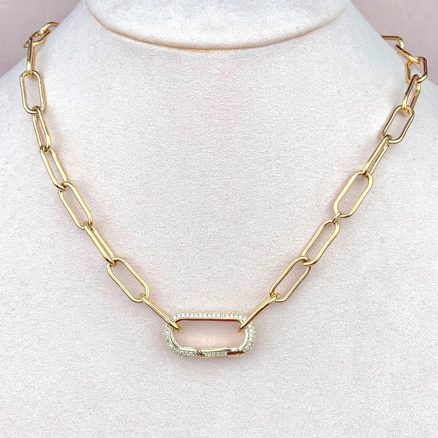 Collar Broche Ovalado