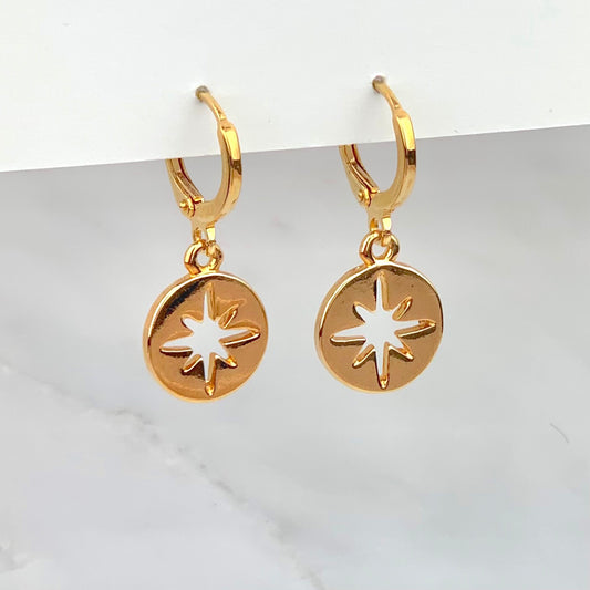 Arracadas Círculo Estrella