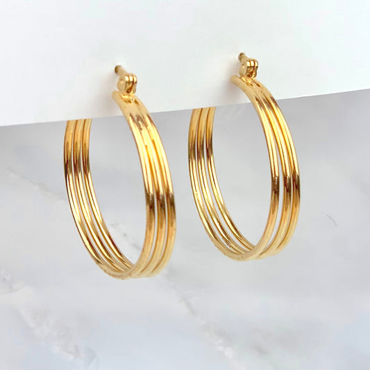 Arracadas Triples