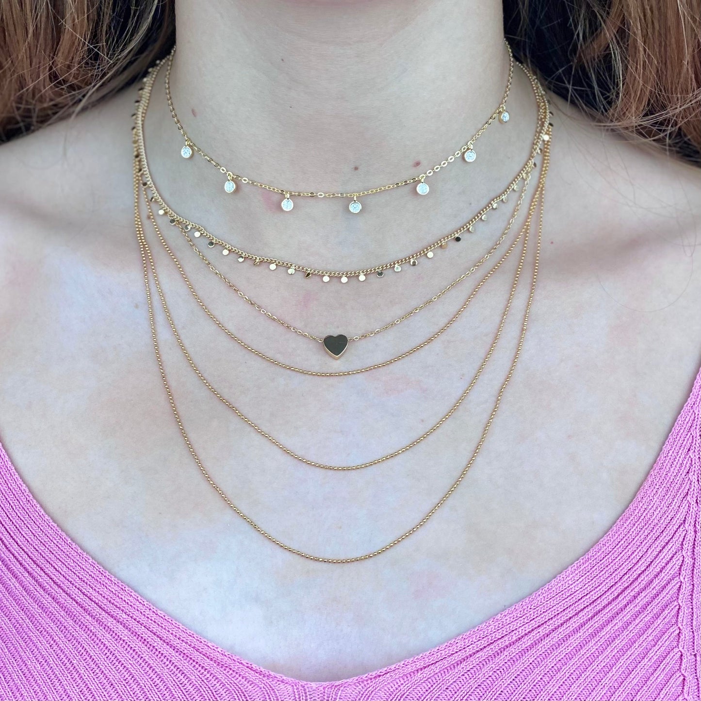 Collar Corazón Dorado