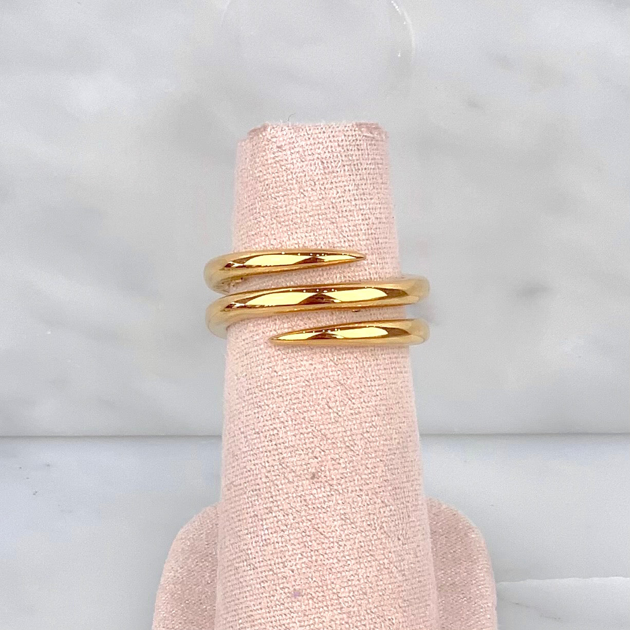 Anillo Triple Espiral