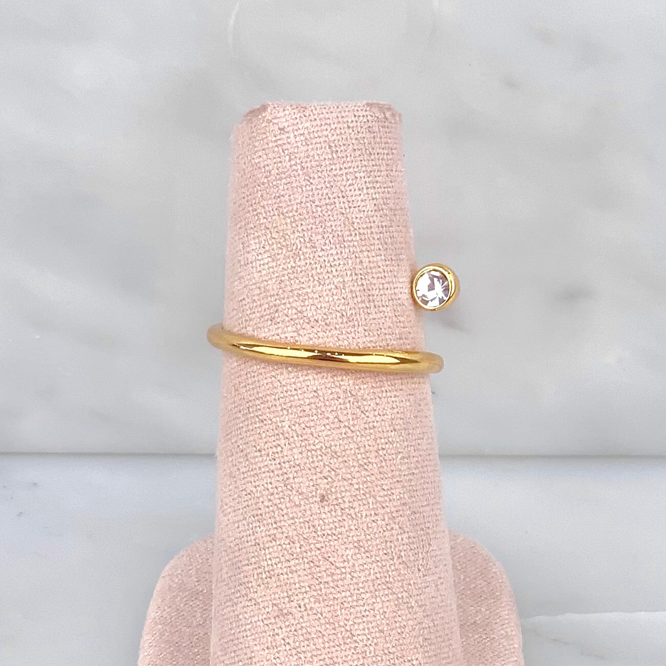 Anillo Espiral Zirconia