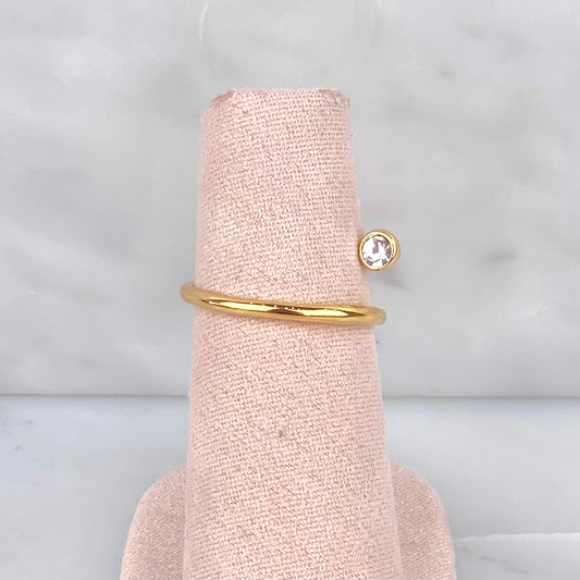 Anillo Espiral Zirconia