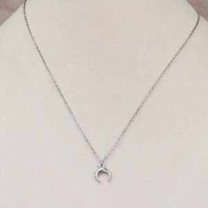 Collar Luna plateado
