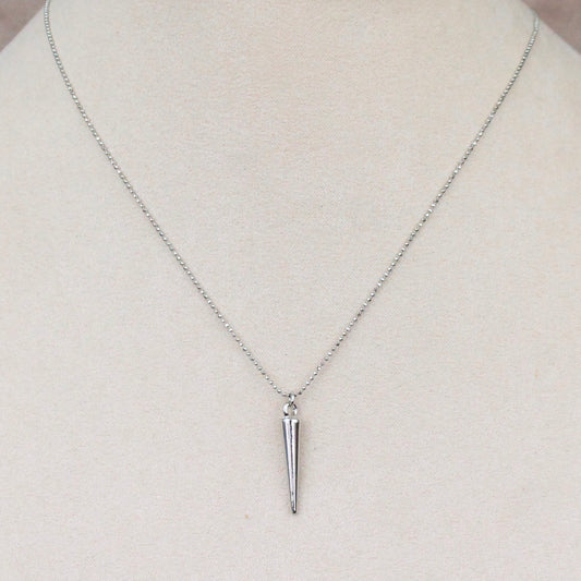 Collar Pico plateado