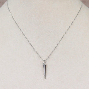 Collar Pico plateado