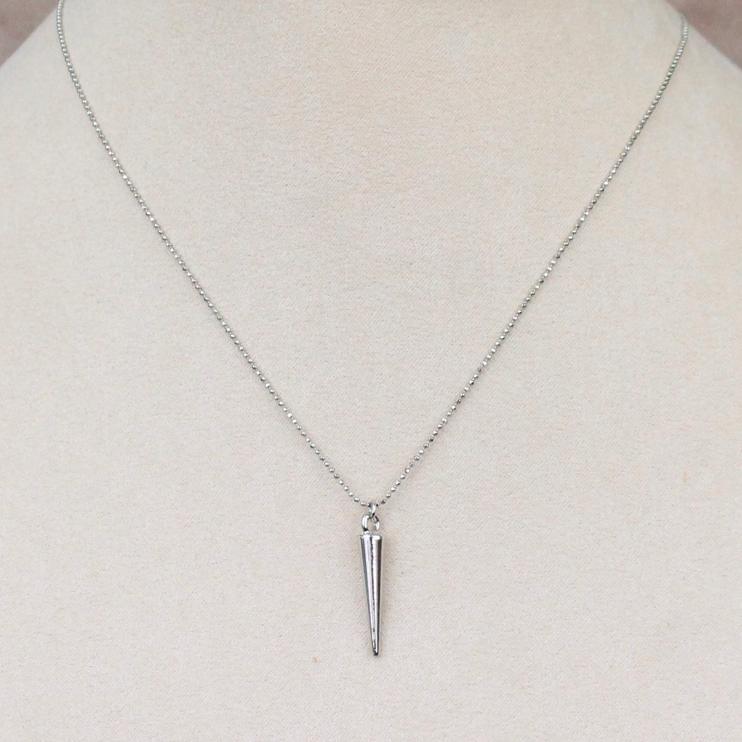 Collar Pico plateado