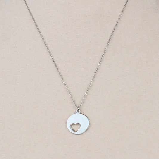 Collar Moneda Corazón