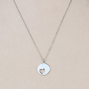 Collar Moneda Corazón