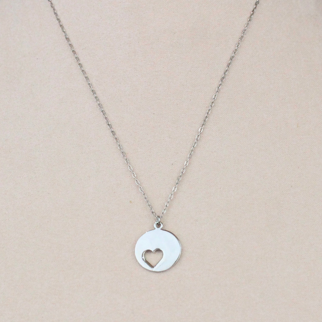 Collar Moneda Corazón