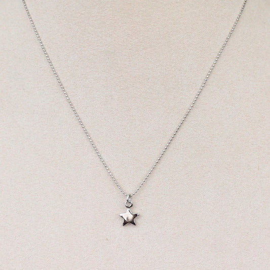 Collar Estrella plateado