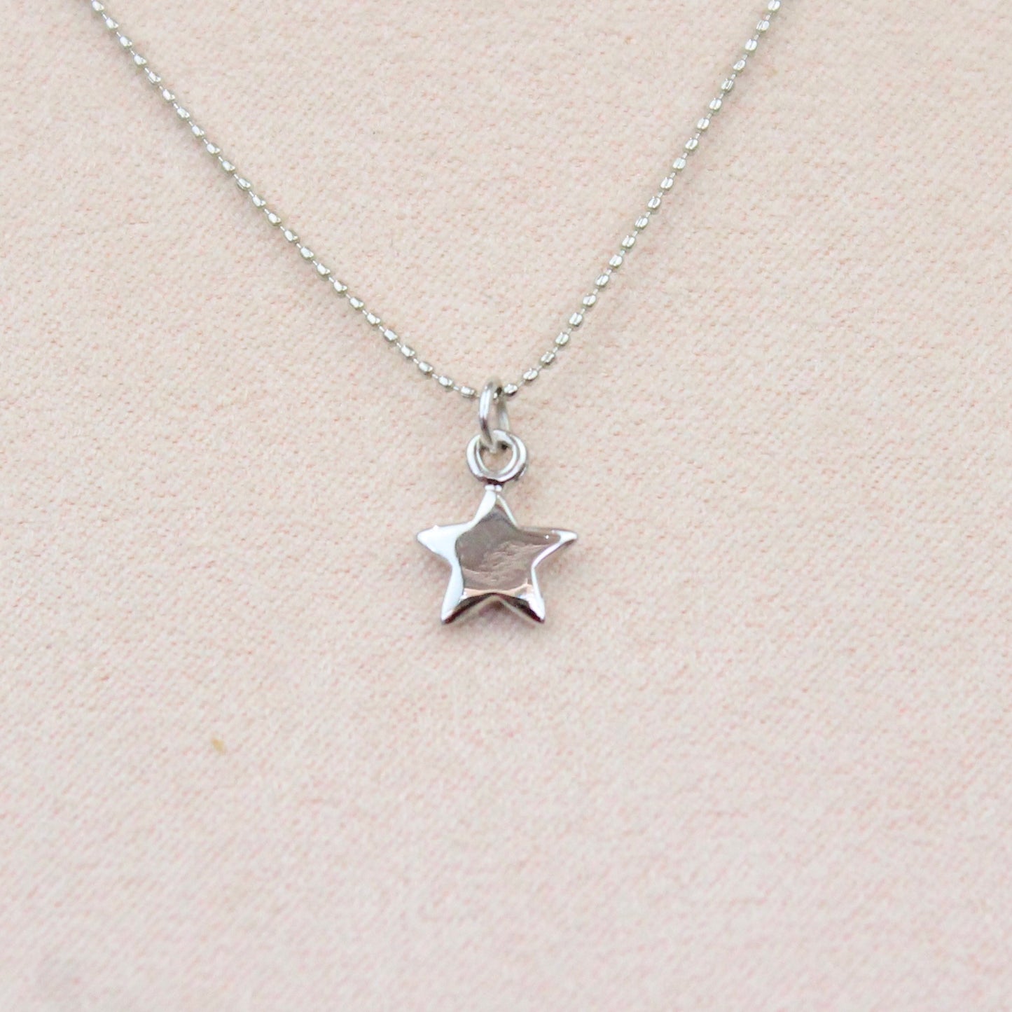 Collar Estrella plateado