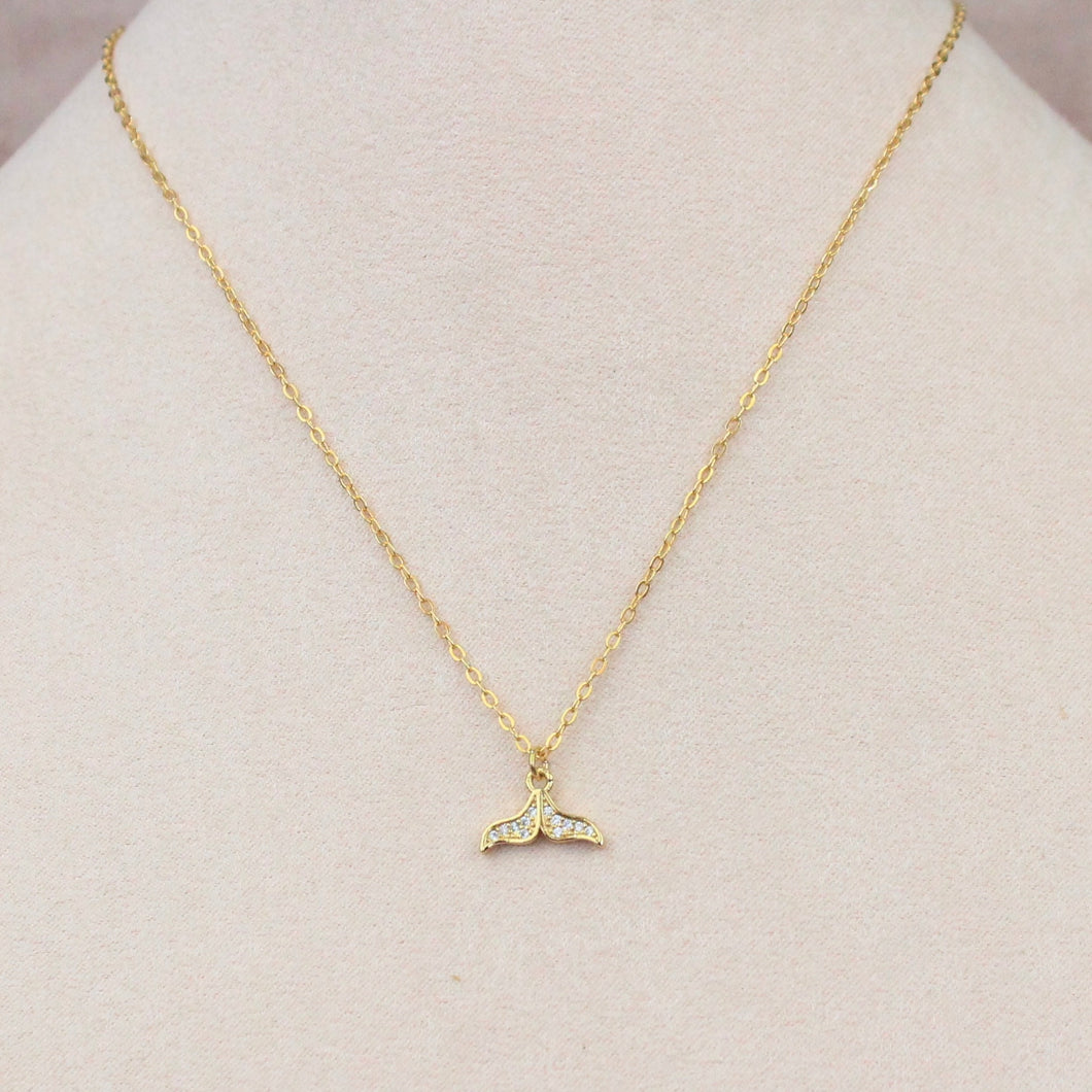 Collar Cola de Sirena dorado